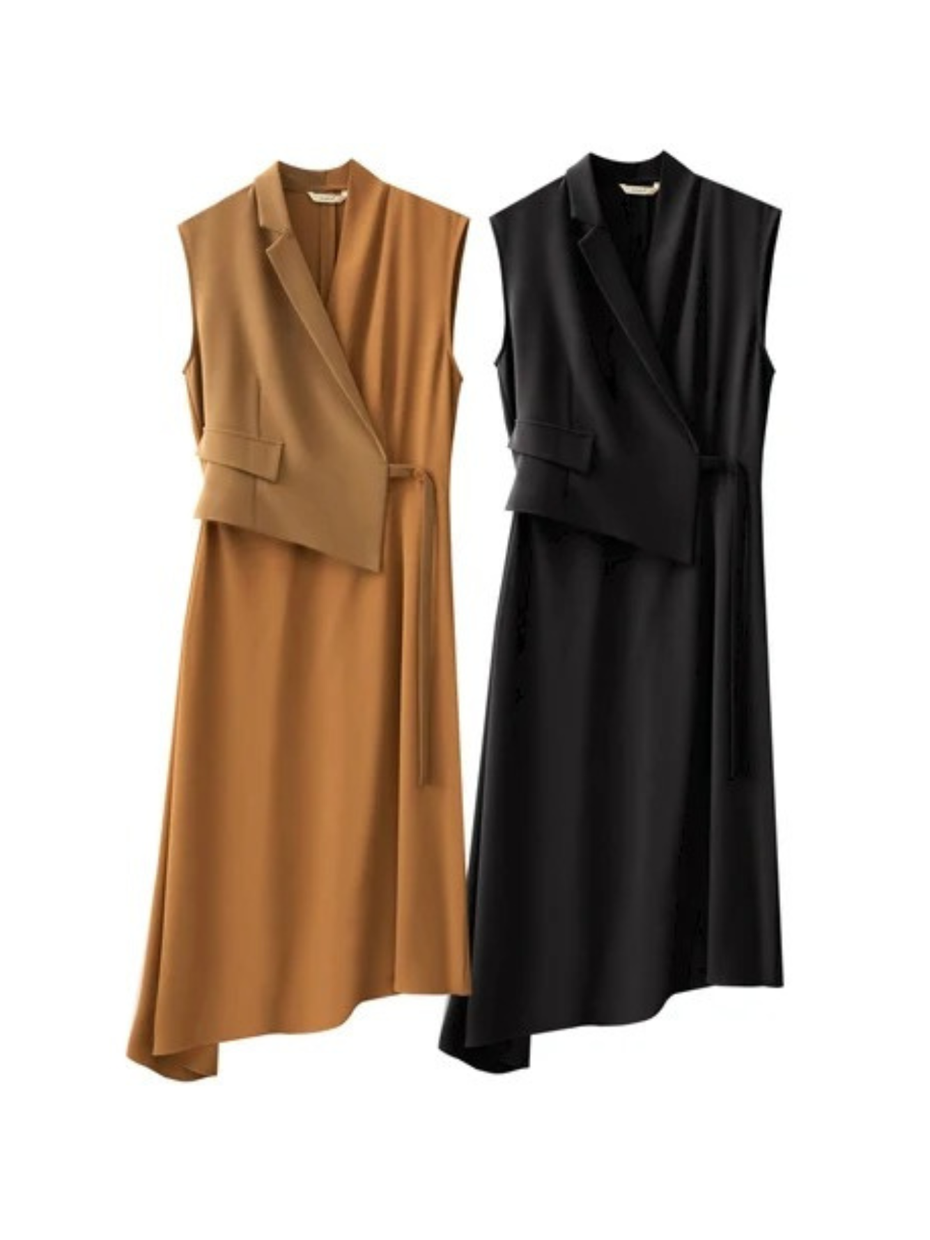 Asymmetrisk l blazer-midikjole l Vanero