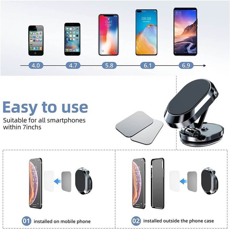 Phone Holder l Foldbar magnetisk telefonholder l Vanero