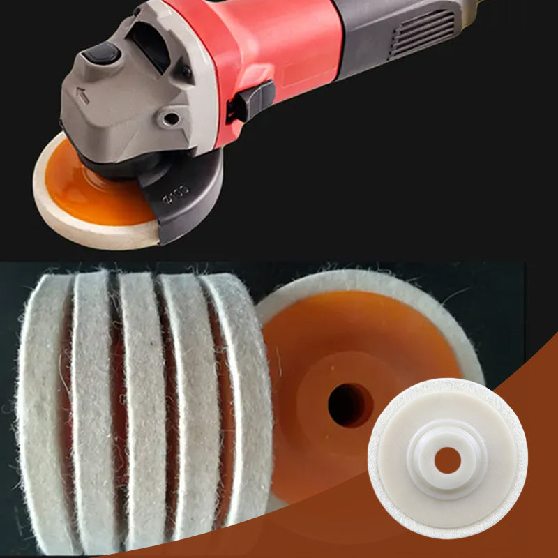 Uldfiber l poleringsskive l Vanero
