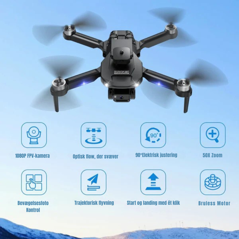 SkyGlide Pro | Professionel drone til luftfotografering l Vanero