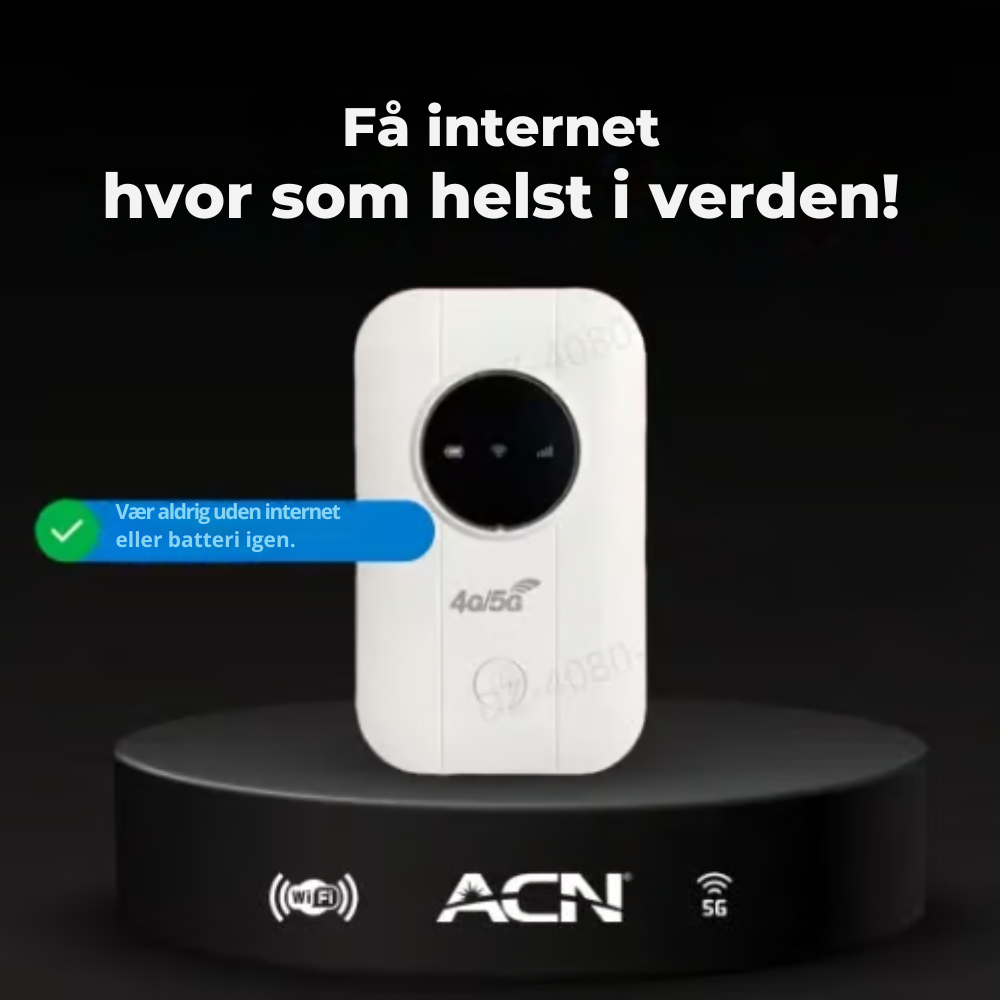 PocketWifi | FÅ UBEGRÆNSET INTERNET OVERALT I VERDEN! l Vanero