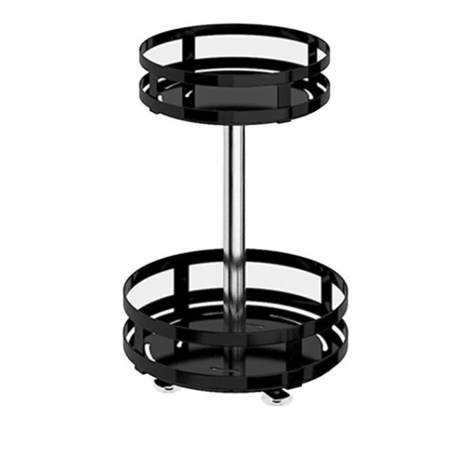 RotatingRack | 360° Drejelig Opbevaringsreol til Flere Formål Innovativ Pladsbesparende Design Hvid | Vanero