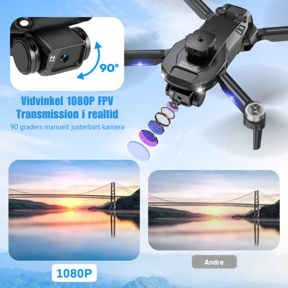 SkyGlide Pro | Professionel drone til luftfotografering l Vanero
