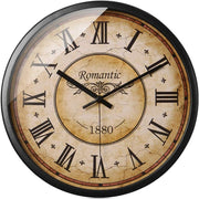 Vintage Klassisk Vægur | Tidløst Dekorativt Tidsstykke til Boligindretning | Vanero