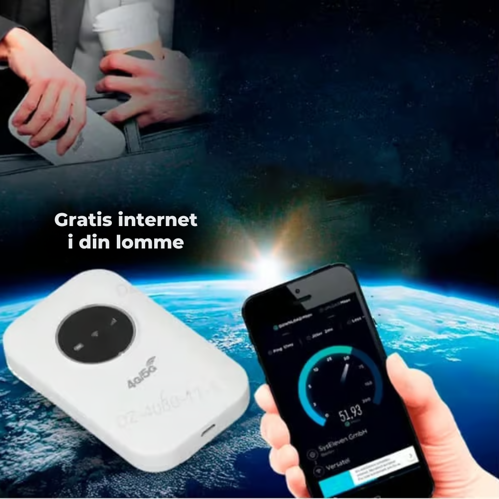 PocketWifi | FÅ UBEGRÆNSET INTERNET OVERALT I VERDEN! l Vanero