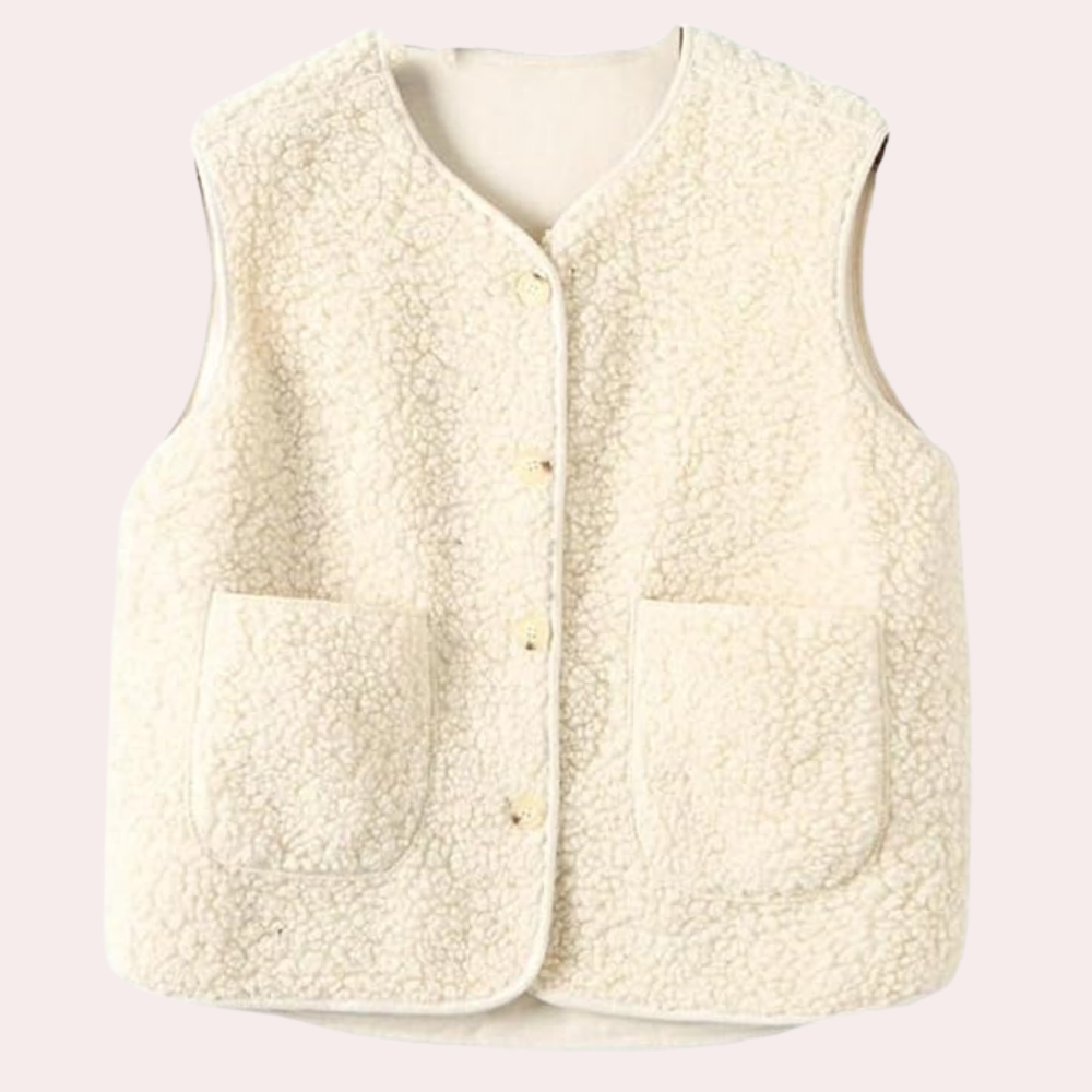 Kamaya | Uovertruffen Varm Cardigan Dame Beige Brun | Vanero