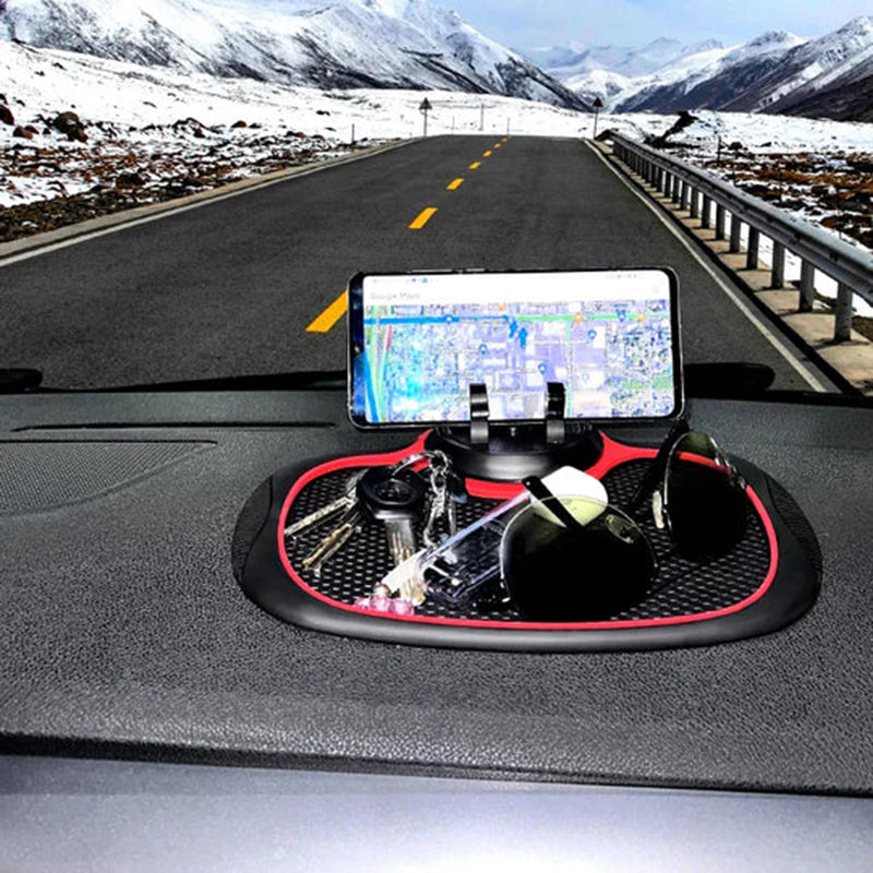 Skridsikker l telefonholder med måtte til bilen l Vanero
