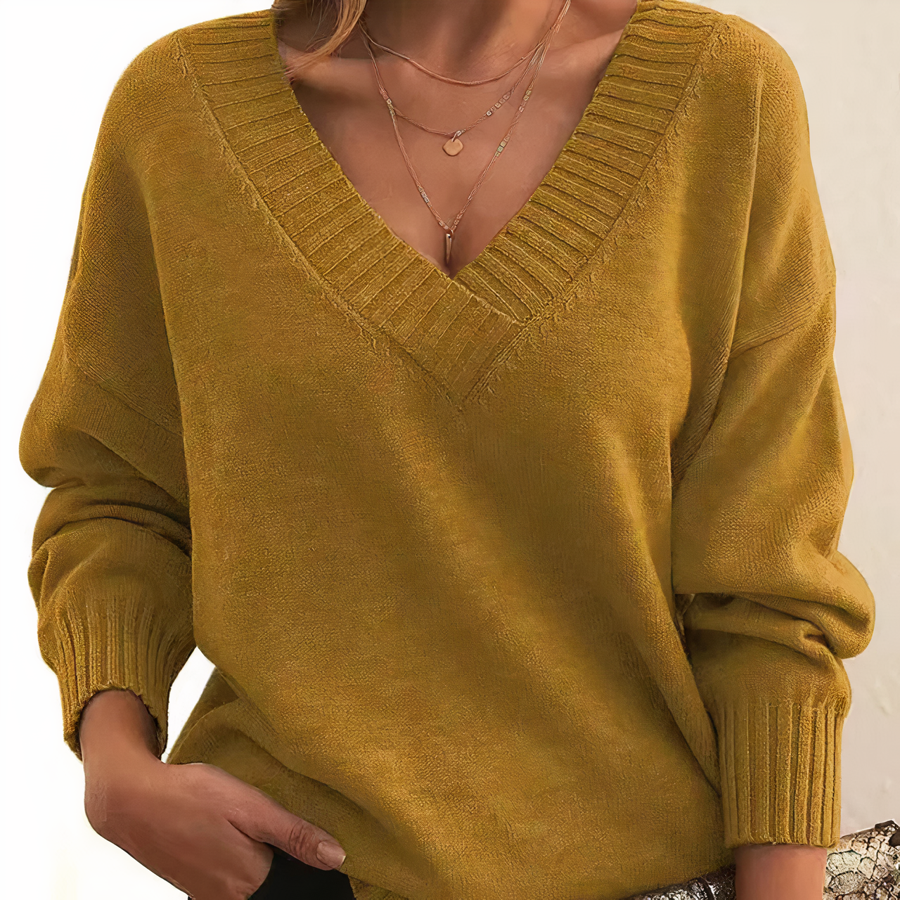 Janne | Eksklusiv og Stilfuld Cashmere Trøje til Enhver Anledning | Vanero