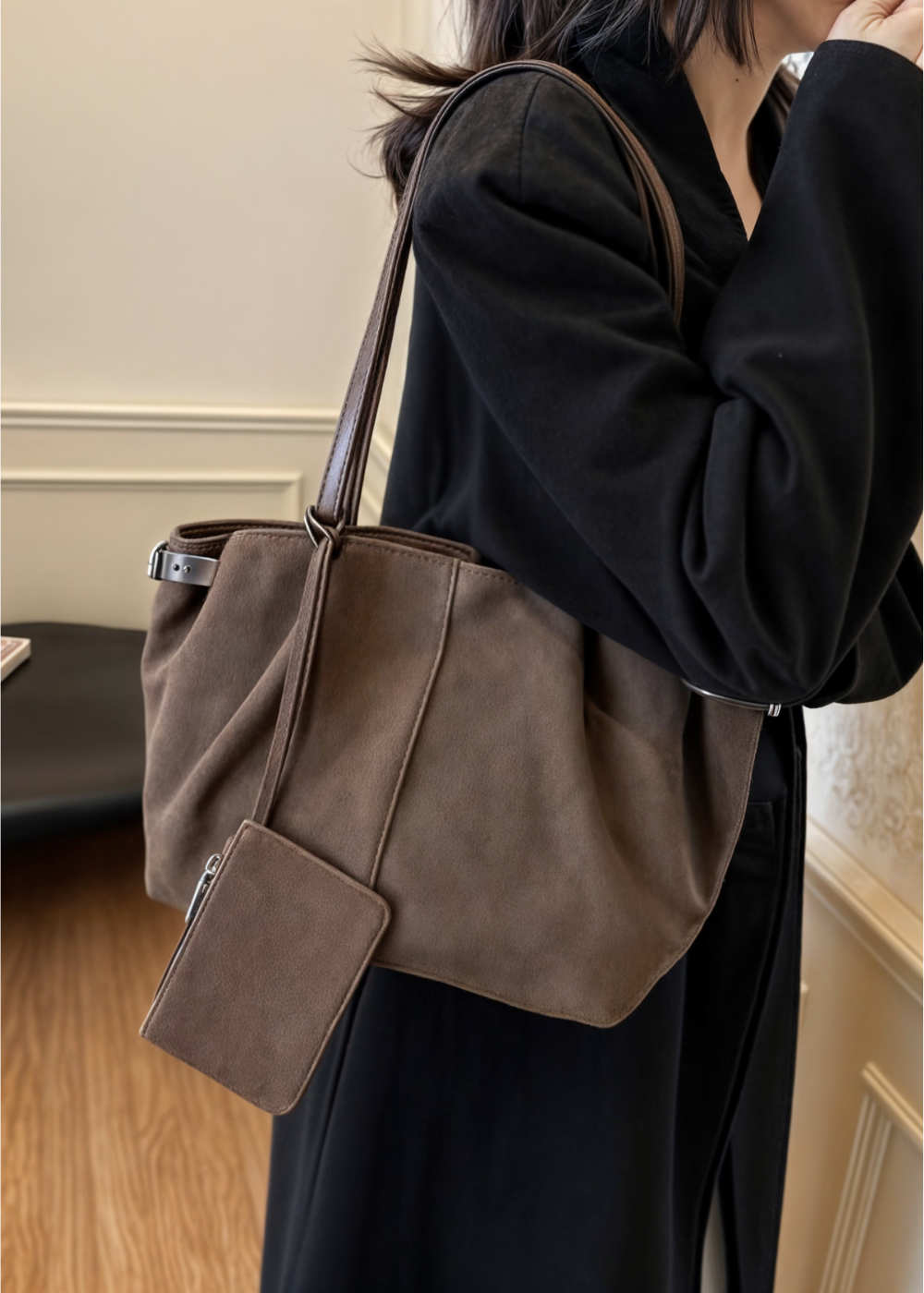 Arden l Suede Taske BB l Vanero