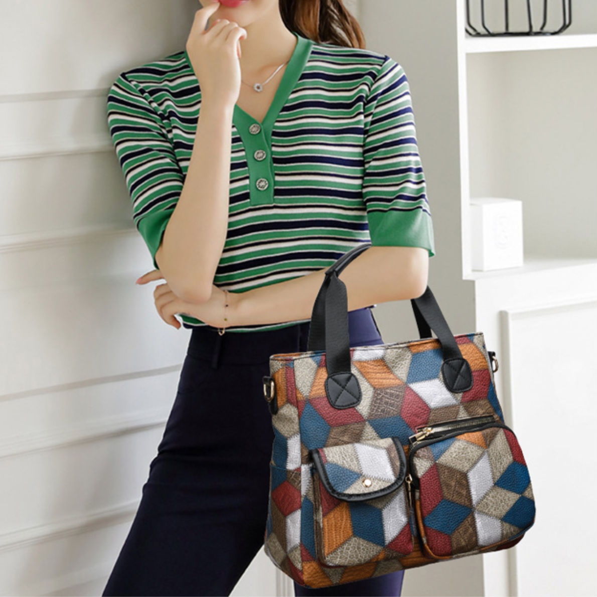 Abby l Elegant Håndlavet Læder Crossbody Taske l Vanero