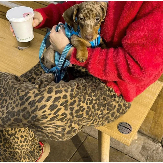 Jytte | Trendy Leopard-Print Bukser Dame - Stilfuldt & Behageligt Design | Vanero