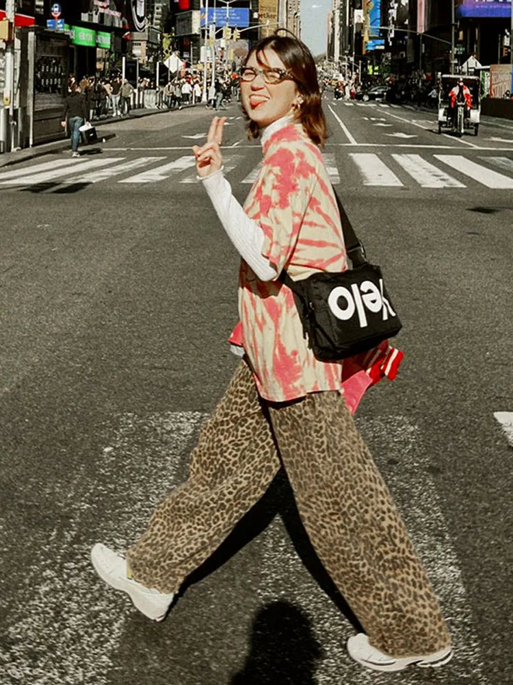 Jytte | Trendy Leopard-Print Bukser Dame - Stilfuldt & Behageligt Design | Vanero