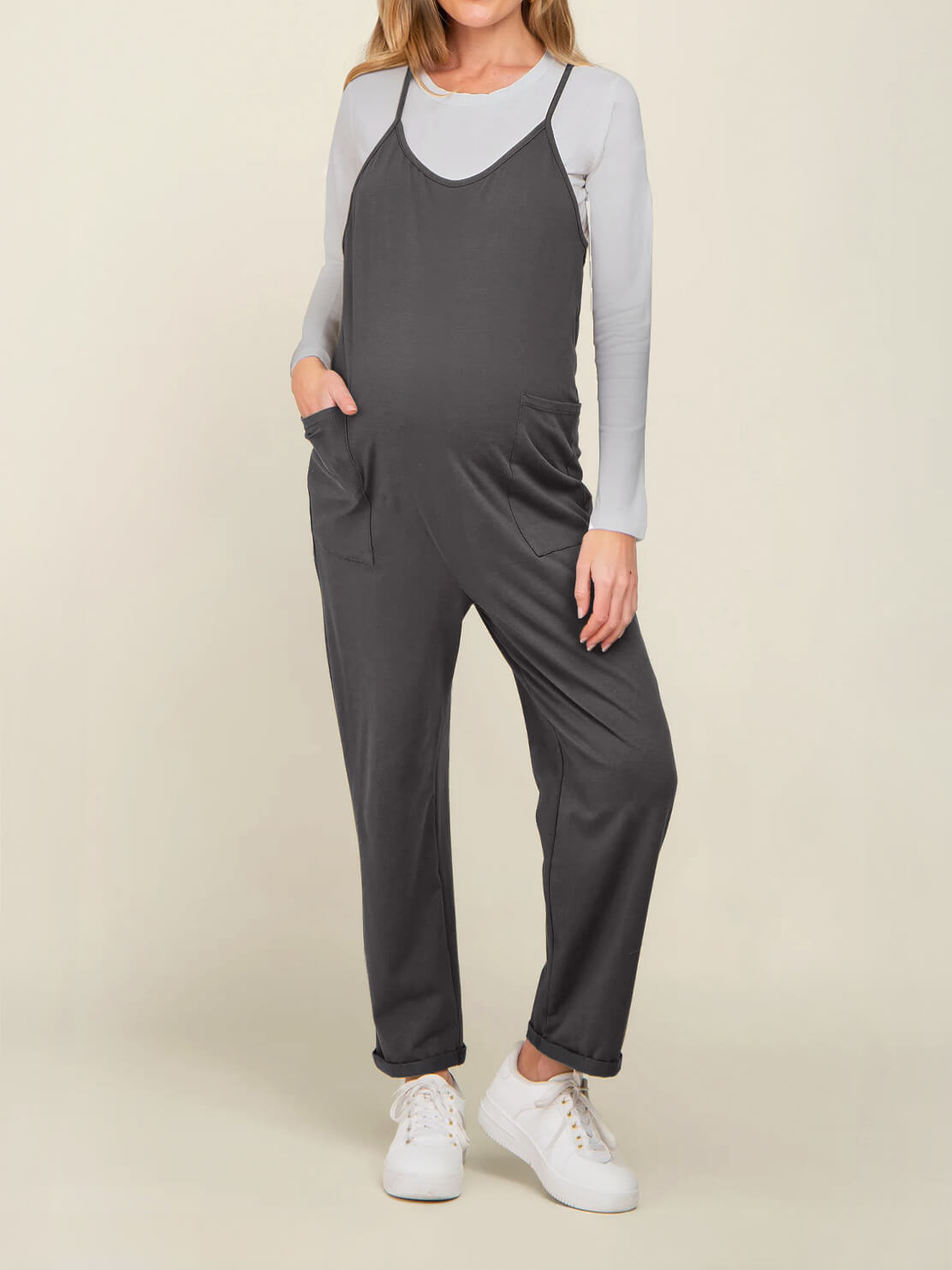 SereniMom l Jumpsuit Overdimensioneret Jumpsuit l Graviditet & Postpartum l Vanero