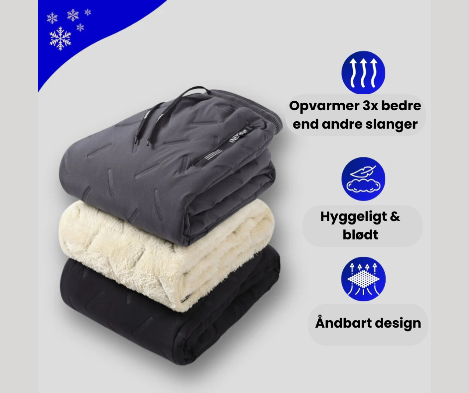 Morten | Unisex Termoslange Ultimativ Vinterkomfort Sort | Vanero
