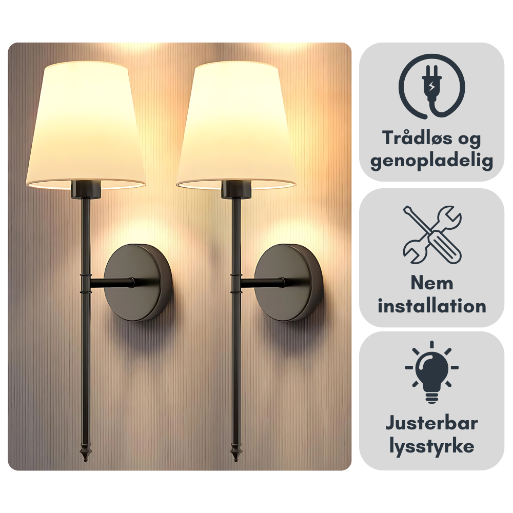 Modern Væglampe | Elegant Nordisk Design | Vanero
