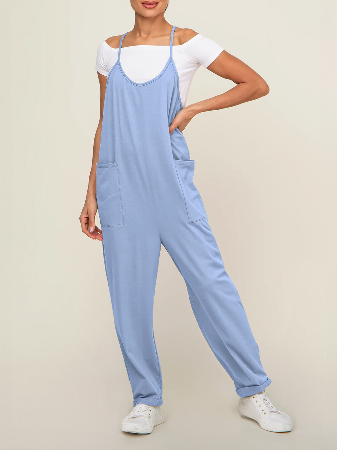 SereniMom l Jumpsuit Overdimensioneret Jumpsuit l Graviditet & Postpartum l Vanero