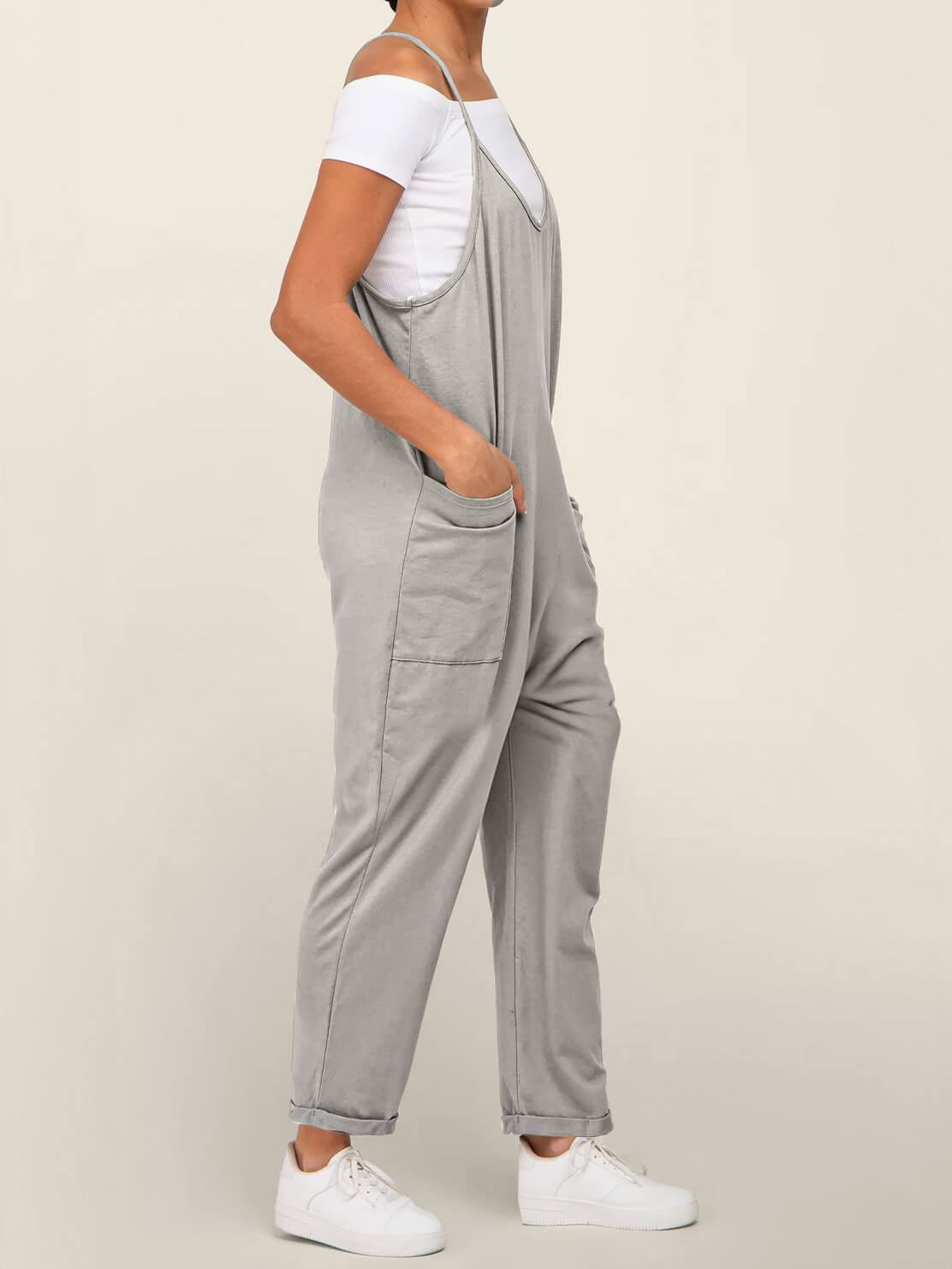 SereniMom l Jumpsuit Overdimensioneret Jumpsuit l Graviditet & Postpartum l Vanero