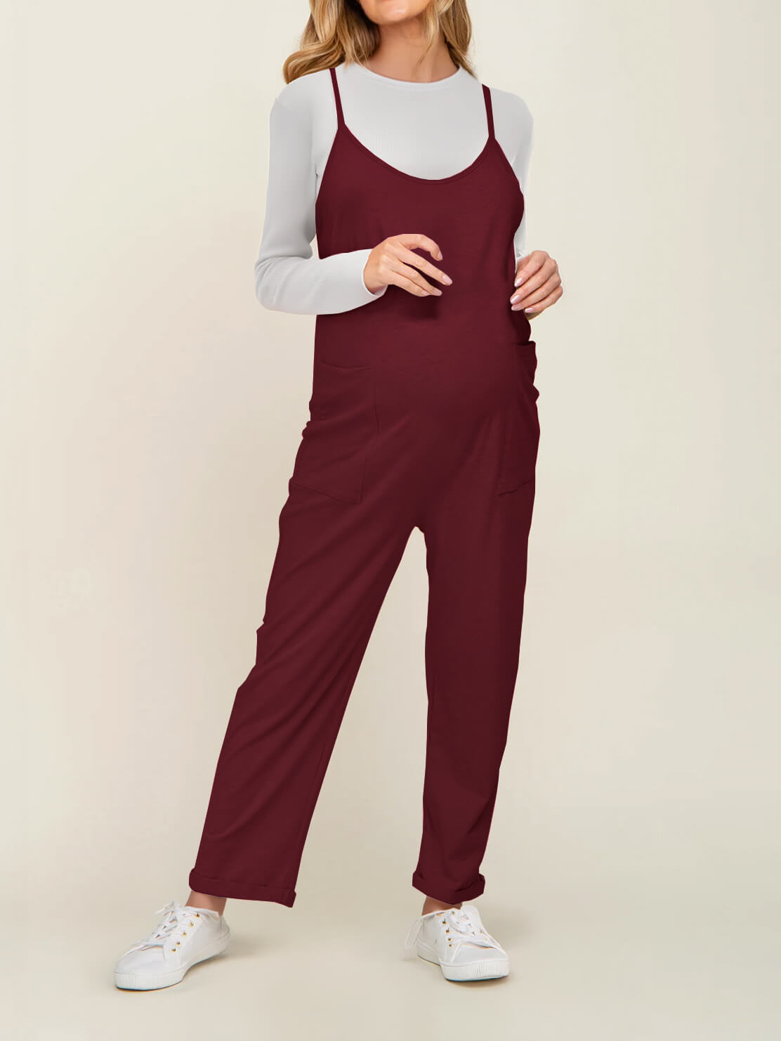 SereniMom l Jumpsuit Overdimensioneret Jumpsuit l Graviditet & Postpartum l Vanero