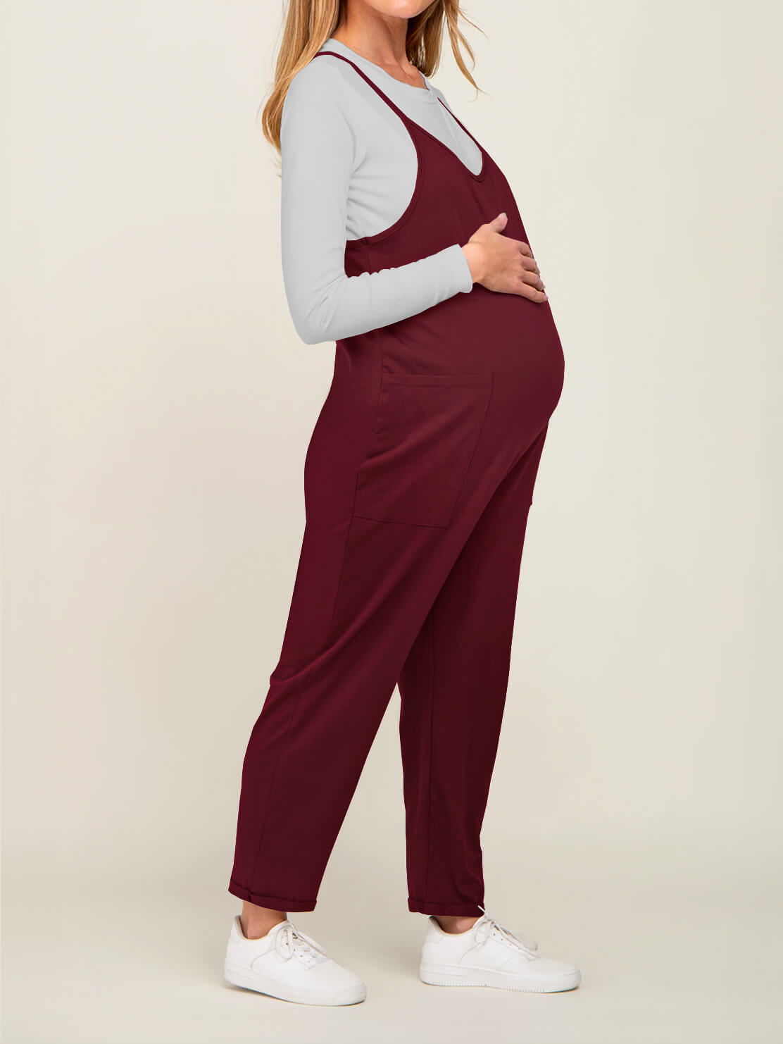 SereniMom l Jumpsuit Overdimensioneret Jumpsuit l Graviditet & Postpartum l Vanero