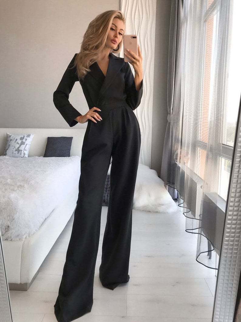 Shania l Langærmet jumpsuit l Vanero