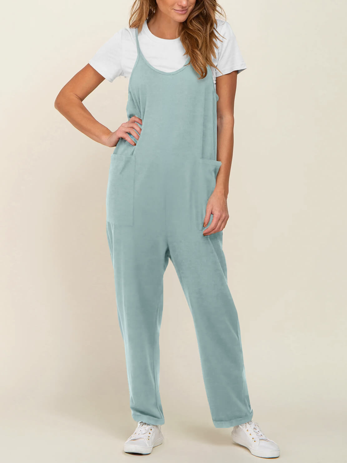 SereniMom l Jumpsuit Overdimensioneret Jumpsuit l Graviditet & Postpartum l Vanero