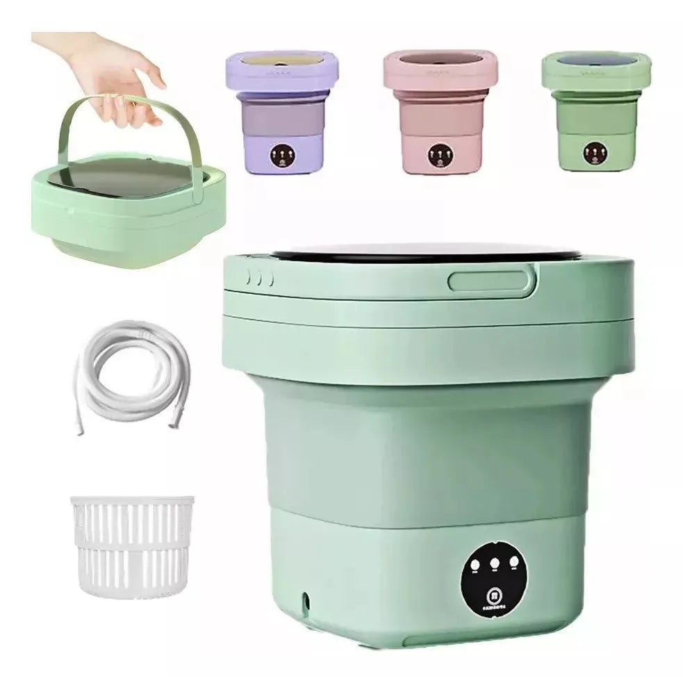 WashMate l Mini sammenfoldelig portabel vaskemaskine l Vanero