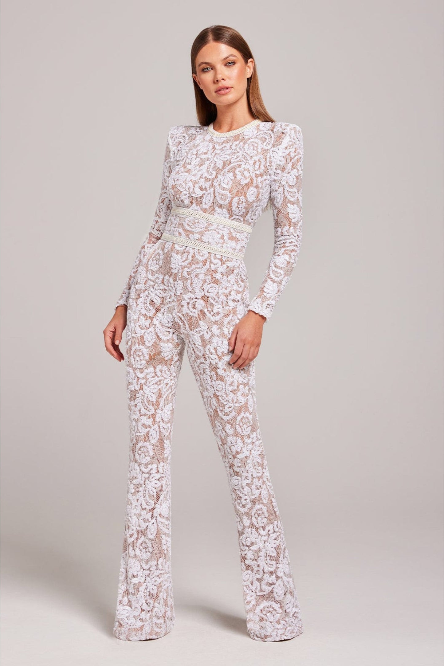Lucia | Elegant Blonde Jumpsuit Sort | Vanero
