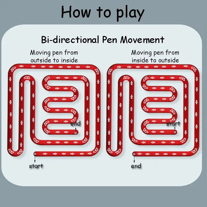 BrainBoost Puzzle Toy Pen l Togets hjerne - Puslespil Legetøj Pen l Vanero