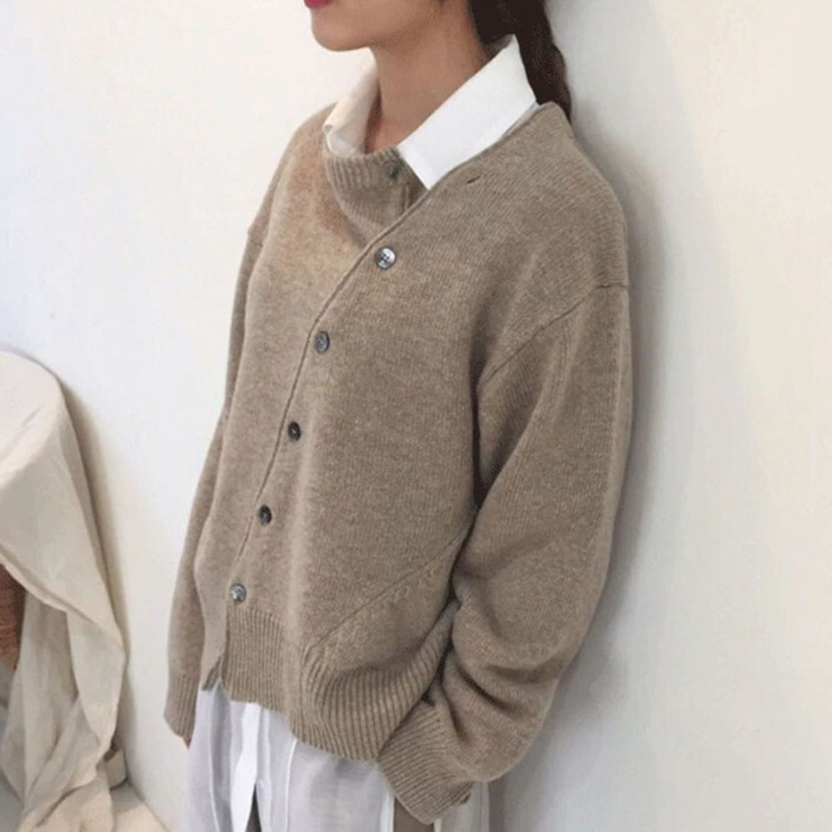 Norah | Komfortabel Oversized Cashmere Knaptrøje | Vanero