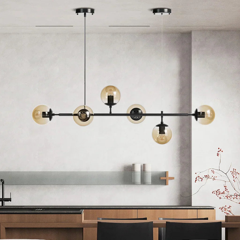 Anzo l glas kugle pendel lampe l Vanero