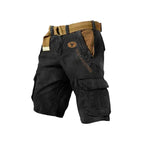 Herreshorts Tekstilmateriale | Regular Fit Cargo Shorts | Multi-Lomme Design til Outdooraktiviteter & Hverdagsbrug | Vanero