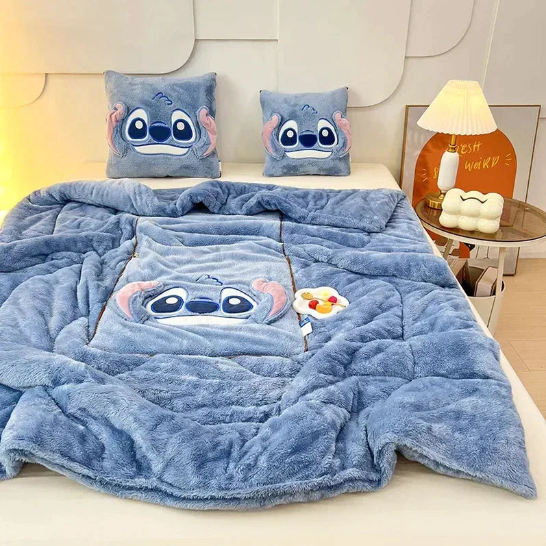 CozyNest | Varmt Tæppe Med Pude | Vanero