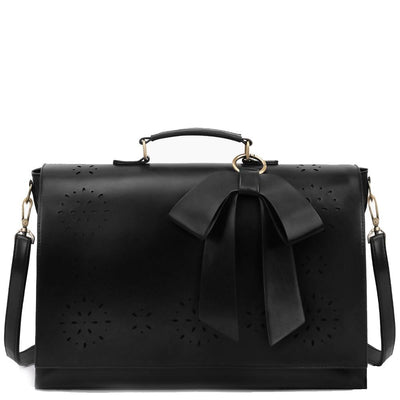 Elegant Skuldertaske | Udsmykket Design | Sløjfe-Dekoration | Vanero