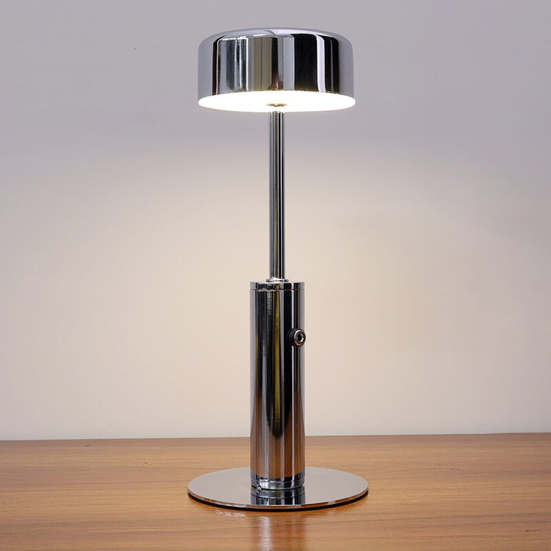 Retro Cylinderformet LED Bordlampe | Genopladelig Natlampe med Varmt Lys | Vanero