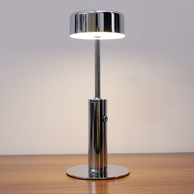 Retro Cylinderformet LED Bordlampe | Genopladelig Natlampe med Varmt Lys | Vanero