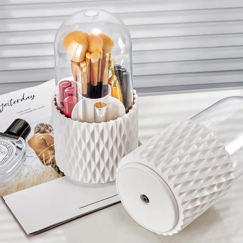 GlamSpin l Roterende makeupbørste og kosmetisk arrangør l Vanero