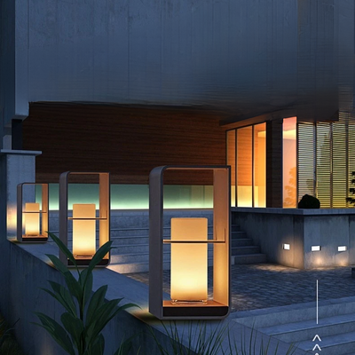 SunLuxe Solterrasselampe | Vandtæt LED Udendørslampe med Skumringssensor | Vanero
