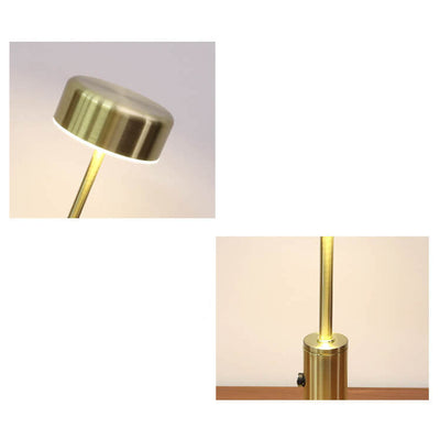 Retro Cylinderformet LED Bordlampe | Genopladelig Natlampe med Varmt Lys | Vanero