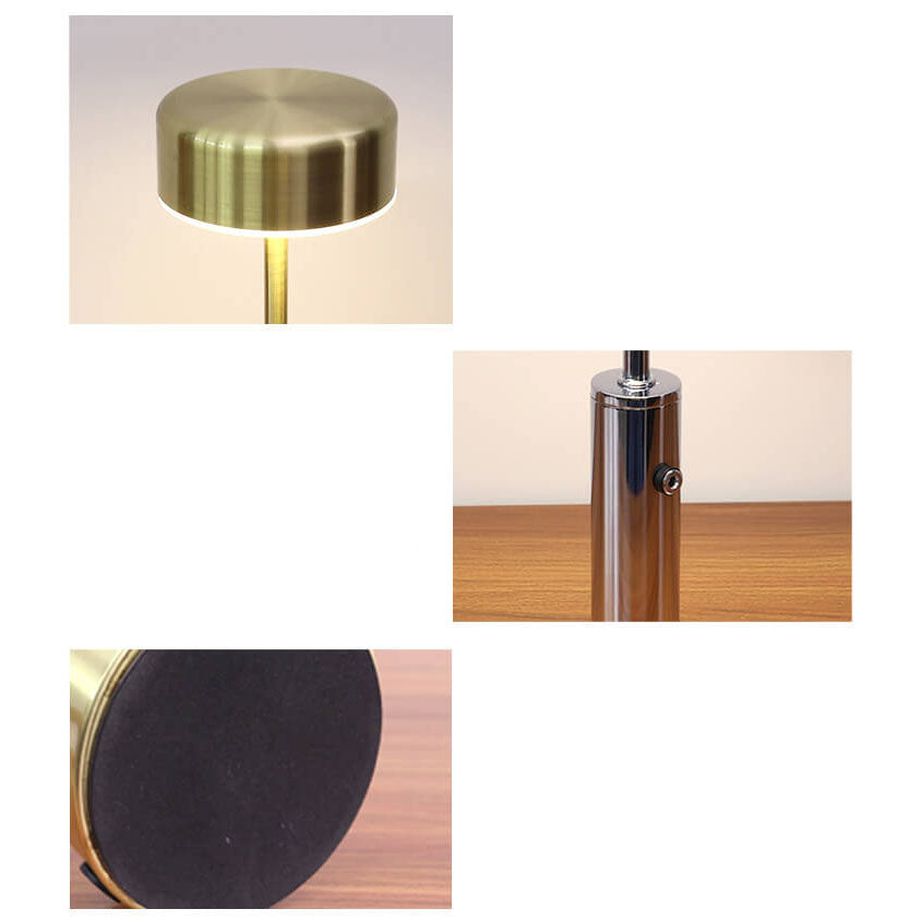 Retro Cylinderformet LED Bordlampe | Genopladelig Natlampe med Varmt Lys | Vanero