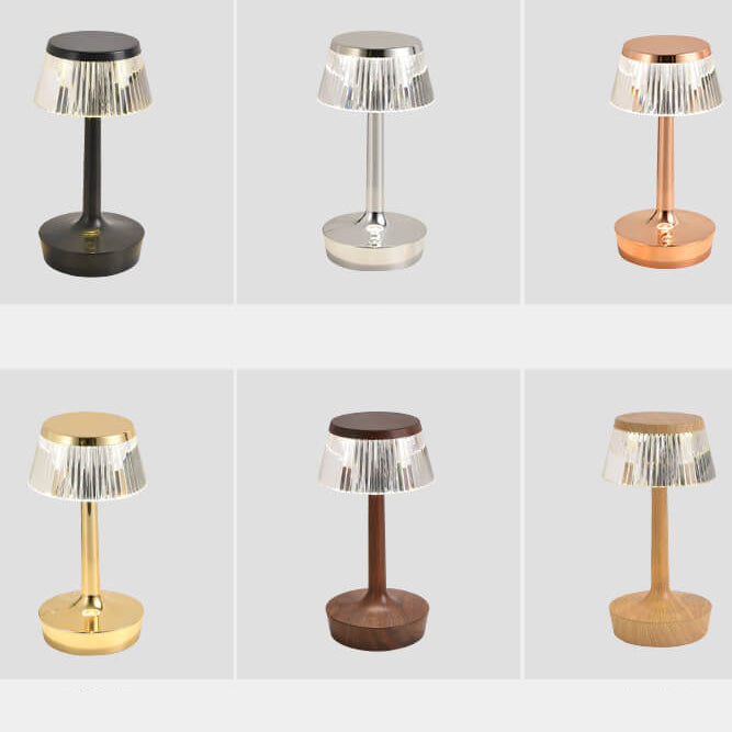 Krystal Svampe LED Bordlampe | Kreativ Natlampe med Varmt Lys | Vanero