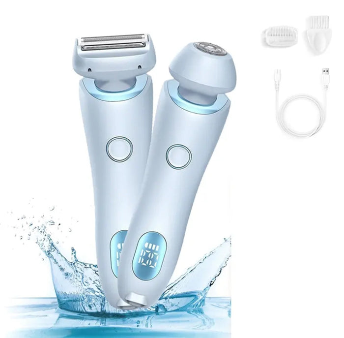2 I 1 Body Trimmer Genopladelig | Hår Skæg & Kropspleje Design | Ledningsfri Daglig Pleje & Rejsebrug | Vanero