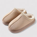 Mira Gummi, Polyester & Bomuldsblanding | Unisex Pasform Tøfler | Skridsikker Sål Med Blød Foring til Hjemmebrug & Afslapning | Vanero