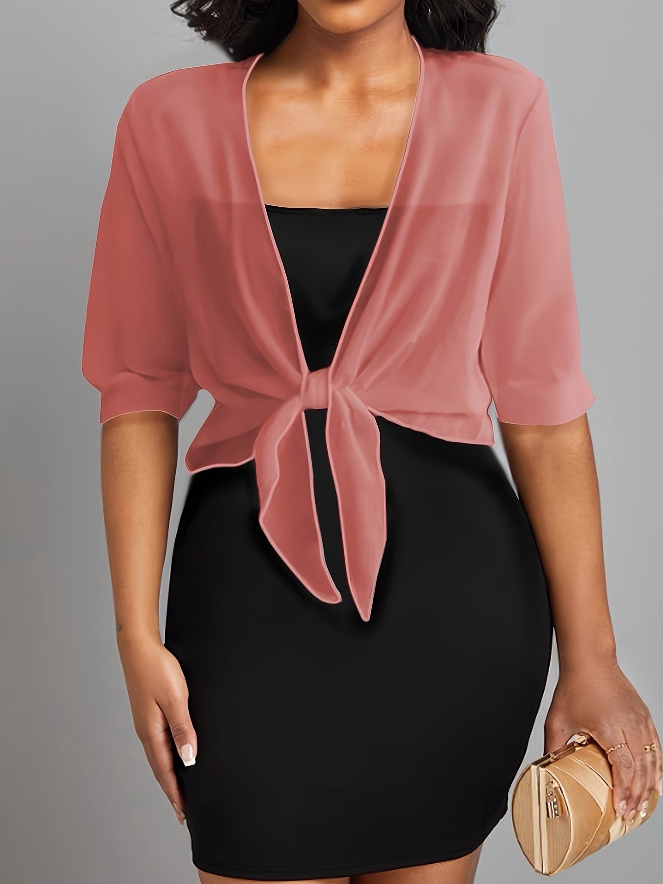 Hilma l Hvid bluse med åben front l Vanero