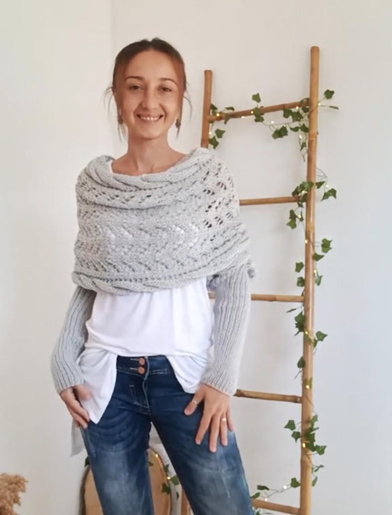 Liliana | Komfortabelt strikket tørklæde l Vanero