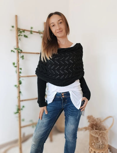 Liliana | Komfortabelt strikket tørklæde l Vanero
