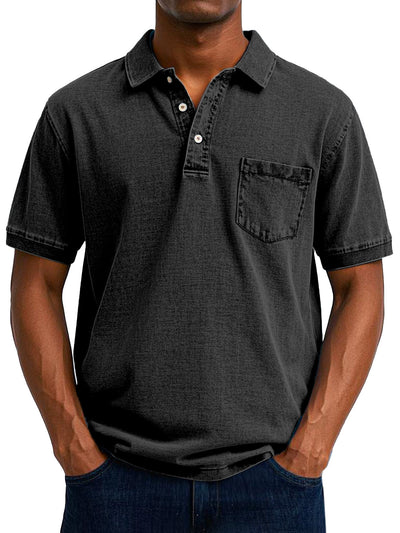 Henrik  | Klassisk Poloshirt med Knapper l Vanero