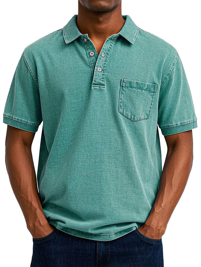 Henrik  | Klassisk Poloshirt med Knapper l Vanero