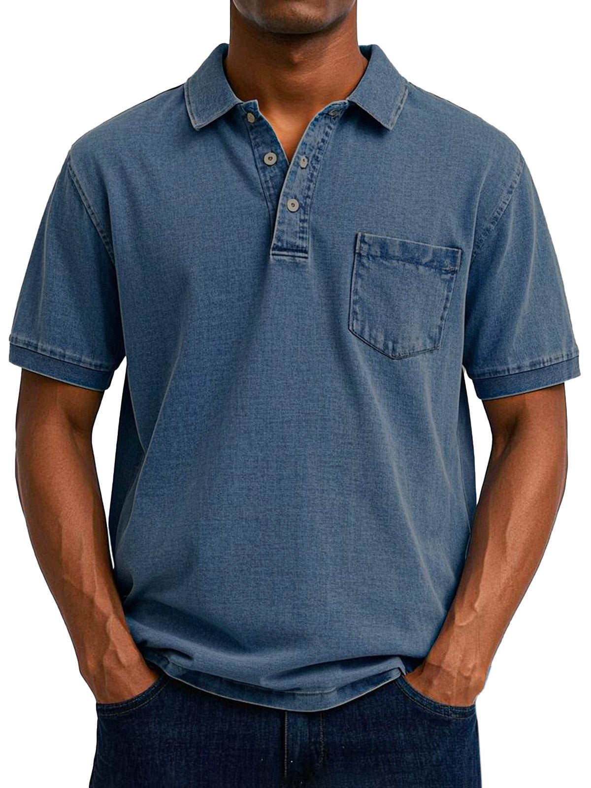 Henrik  | Klassisk Poloshirt med Knapper l Vanero