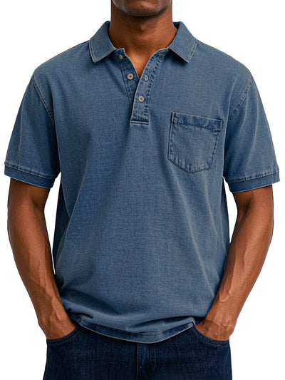 Henrik  | Klassisk Poloshirt med Knapper l Vanero