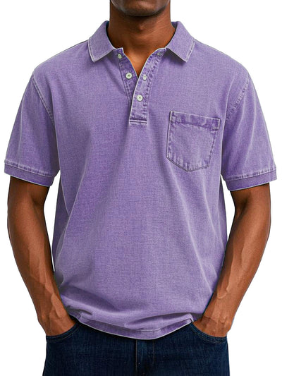 Henrik  | Klassisk Poloshirt med Knapper l Vanero